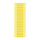 Маркировка для клемм dekafix, 5 x 5 мм, шаг 5 мм, dek 5/5 mc-10 ne ge, желтый (1000 шт.) без печати символов weidmuller 1609801687