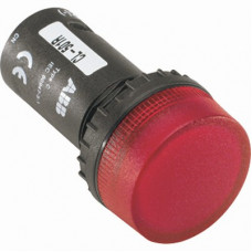 Лампа cl-502r красная со встроенным светодиодом 24в ac/dc%s 1SFA619402R5021