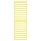 Маркировка для клемм dekafix, 5 x 5 мм, шаг 5 мм, dek 5/5 plus mc ge, желтый (1000 шт.) с печатью символов weidmuller 1907520000