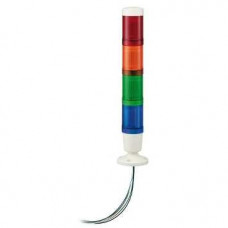 Световая колонна красный, оранжевый, зеленый, синий 230 v ac 50 гц ac горизонтальный + алюминиевая опорная труба XVMM2RAGBWSB