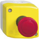 Кнопочный пост желтый 1 аварийная кнопка гриб 1 нз XALK178