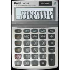 Калькулятор ud-78 настольный, цвет - серебро 3738