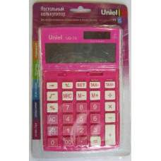 Калькулятор настольный, ud-79 цвет - красный 5842