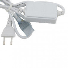 Провод электрический для подключения rbg светодиодных лент uls-5050 ucx-q220 sp4/b67-rgb white 1 sticker сетевого напряжения к сети 220в. 7х14мм. 10968
