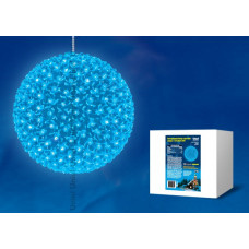 Фигура светодиодная «шар uld-h2727-300/dta light blue ip20 sakura ball с цветами сакуры», с контроллером, 300 светодиодов, диаметр 27 см, -голубой, ip20 9576