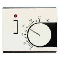 Накладка для терморегулятора 8140.1, серия olas, цвет белый жасмин 8440.1 BL
