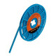 Маркировка проводов и кабелей cableline, 1 - 5 мм, 3 x 4.2 мм, синий cli c 1-3 bl/sw 6 cd (500 шт.) weidmuller