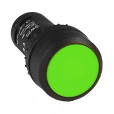 Кнопка sw2c-11 возвратная зеленая no+nc (10шт) ekf sw2c-11s-g