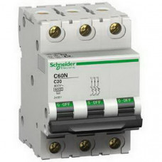Автоматический выключатель c60n 3p 1a тип c schneider electric%s 24344