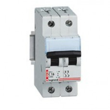 Автоматический выключатель dx 6000 2p 10a тип с 6ka 230 / 400в legrand%s 3431