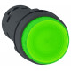Кнопка 22мм 24в зеленая с подсветкой