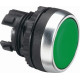 Кнопка с пружинным возвратом д. 22.3, для комплектации, потайная головка, без подсветки, зеленый, osmoz (10 шт.) legrands