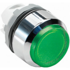 Кнопка mp3-21g зеленая выступающая (только корпус) с подсветкой без фиксацииs 1SFA611102R2102