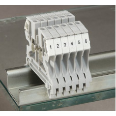 Листы с этикетками для клеммных блоков viking 3, горизонтальный формат, шаг 5 мм, цифры от 1 до 10 (1000 шт.) legrand 39505