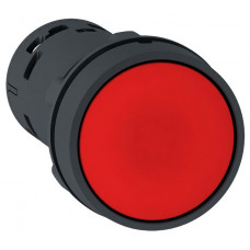Кнопка 22мм красная с возвратом но + нз XB7NA45