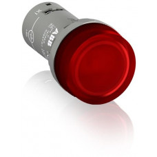 Лампа cl2-502r красная со встроенным светодиодом 24в ac/dc 1SFA619403R5021