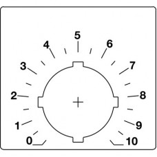 Шильдик для потенциометра (со шкалой)s SK615562-88