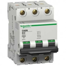 Автоматический выключатель c60n 3p 16a тип b schneider electric%s 24090