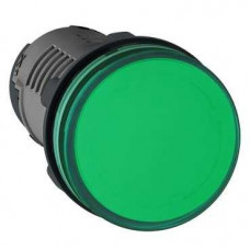 Лампа сигнальная зелёная встроенный светодиод 22мм 220-230 в ip40, ac XB7EVM3LC