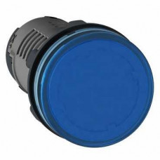 Лампа сигнальная синяя встроенный светодиод 22мм 220-230 в ip40, acs XB7EVM6LC