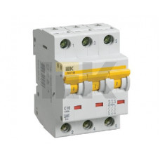 Автоматический выключатель ва47-60 3p 16а c 6ка (4шт) иэк MVA41-3-016-C