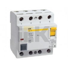 Дифференциальный выключатель (узо) вд1-63 4p 40а 300ма (4шт) иэк MDV10-4-040-300