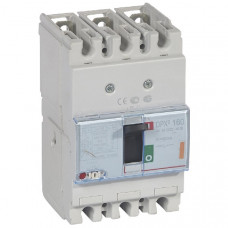Автоматический выключатель dpx3 160, 3p 63 а, термомагнитный расцепитель, 25 ка, 400 в (1 шт.) legrands 420043