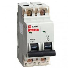 Автоматический выключатель ва47-63 2p 8а c 4,5ка (6шт) ekf%s mcb4763-2-08C