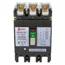 Автоматический выключатель ва-99м 250/200а 3p 25ка ekf basics mccb99-250-200m