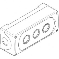 Корпус кнопочного поста mep-3-0 на 3 элемента пластиковый 1SFA611813R1000