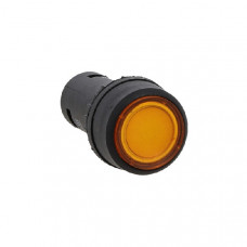 Кнопка sw2c-10d с подсветкой желтая no 24в ekf sw2c-md-y-24