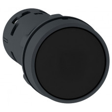 Кнопка 22мм черная с фиксацией 1но XB7NH21
