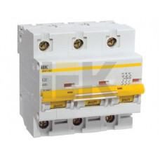 Автоматический выключатель ва47-100 3p 80а c 10ка (4шт) иэк MVA40-3-080-C
