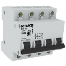Выключатель нагрузки модульный вн-32-4100-ухл3 (3 шт) кэаз 141643