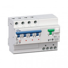 Автоматический выключатель авдт, optidin vd63-43c40-a-ухл4, 4p 40 а, тип с, 100 ма, с защитой от сверхтоков (1 шт.) каэзs 103488