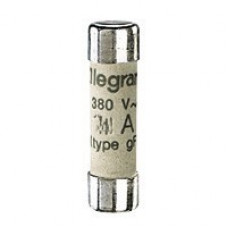 Предохранитель цилиндрический промышленный, тип gg, 8.5 х 31.5 мм, 10 а, c индикатором (10 шт.) legrand 12410