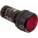 Кнопка с подсветкой cp2-12r-10 красная 110-130в ac/dc с плоской клавишей с фиксацией 1но 1SFA619101R1211