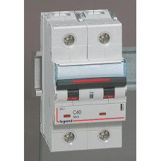 Автоматический выключатель dx3 2p 40a c 36ka 410012