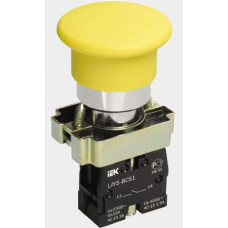 Кнопка управления lay5-bc51грибок без подсветки желтая 1з (20шт) иэк BBG70-BC-K05