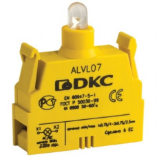 Контактный блок с клеммными зажимами под винт со светодиодом на 220 в (10 шт.) dkc ALVL220