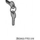 Ключ №455 с защитным колпачком