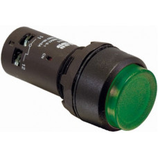 Кнопка с подсветкой cp3-13g-10 зеленая 220в ac/dc с выступающей клавишей без фиксации 1но 1SFA619102R1312