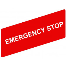 Маркировка emergency stop ZBY02330