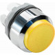 Кнопка mp3-20y желтая выступающая (только корпус) без подсветки без фиксации