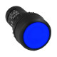 Кнопка sw2c-11 возвратная синяя no+nc (10шт) ekf