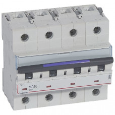 Автоматический выключатель dx3 4p 16 а, тип ma, 50 ка (1 шт.) legrand 410262