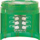 Сигнальная лампа kl70-307g зеленая (вращающийся свет) со светоди одами 24в ac/dc