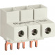 Колодка s1-m3-35 для подключения 3-фазного кабеля до 35мм2, 100 а к автоматам типа ms116/132