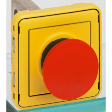 Кнопка экстренного отключения, нз контакт, красный / желтый, plexo (1 шт.) legrand 69547