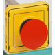 Кнопка экстренного отключения, нз контакт, красный / желтый, plexo (1 шт.) legrand